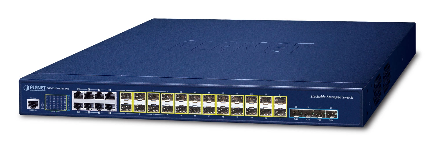 PLANET Layer 3 16-Port 100/1000X SFP