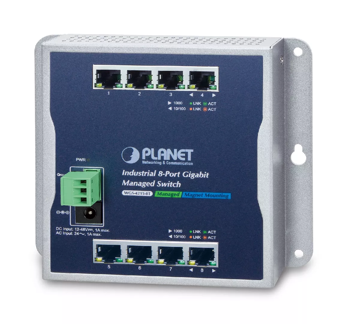 PLANET WGS-4215-8T network switch Managed Gigabit