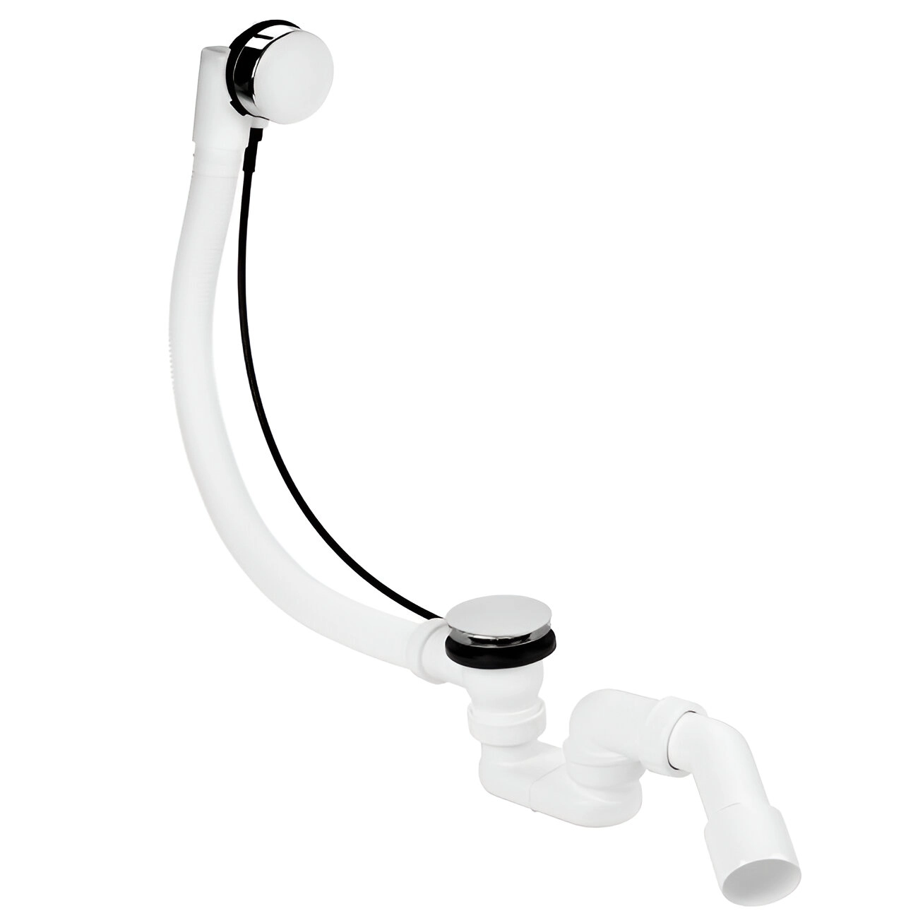 Bath siphon EVS0141 automatic  45°  40/50mm