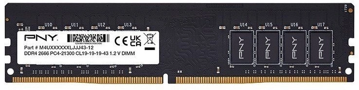 PNY MD8GSD43200-SB memory module 8 GB