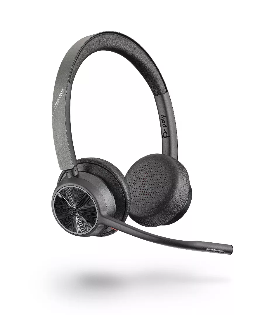 POLY 218478-01 austiņas un brīvroku komplekts Bezvadu Birojs / zvanu centrs USB Veids-C Bluetooth Melns