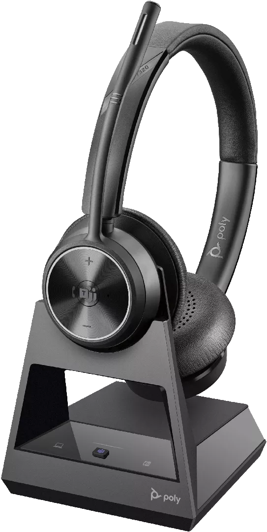 POLY Savi 7320 stereo Microsoft Teams sertificēta DECT 1880–1900 MHz augšdaļa