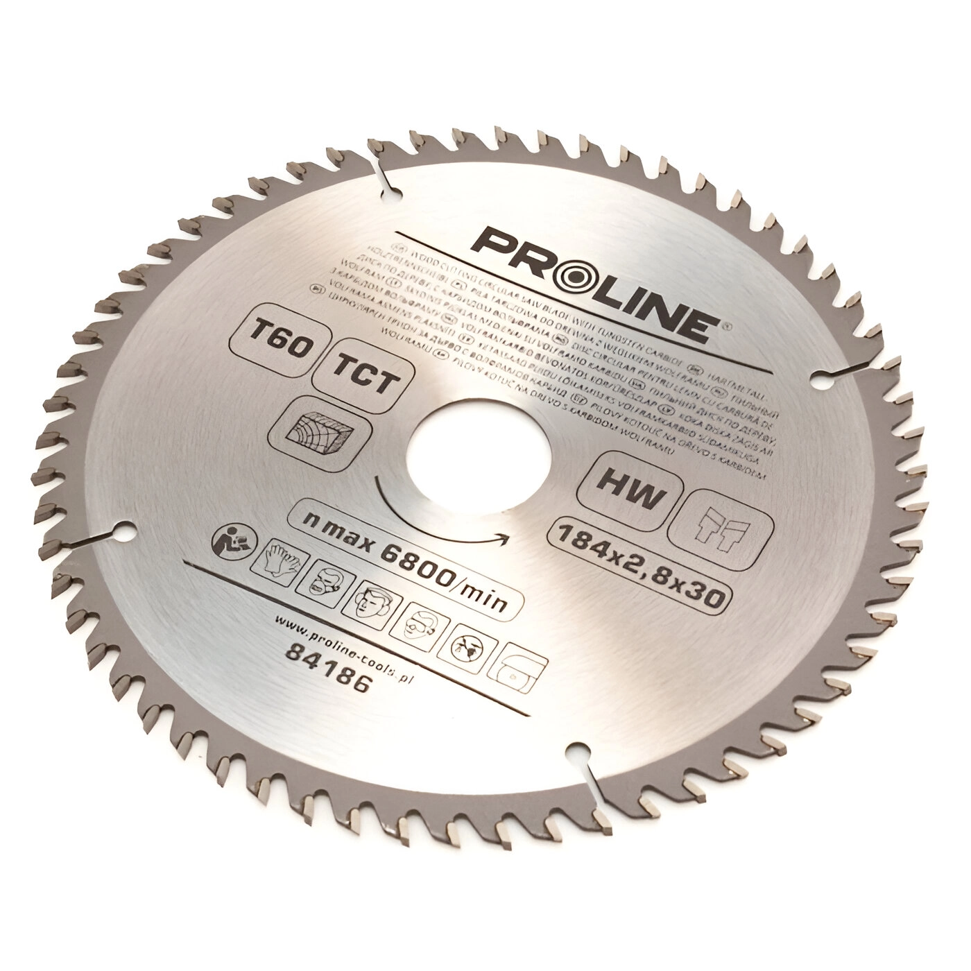 Zāģripa D184x30/20/16mm 60zobi Proline 9026793 4750959026793