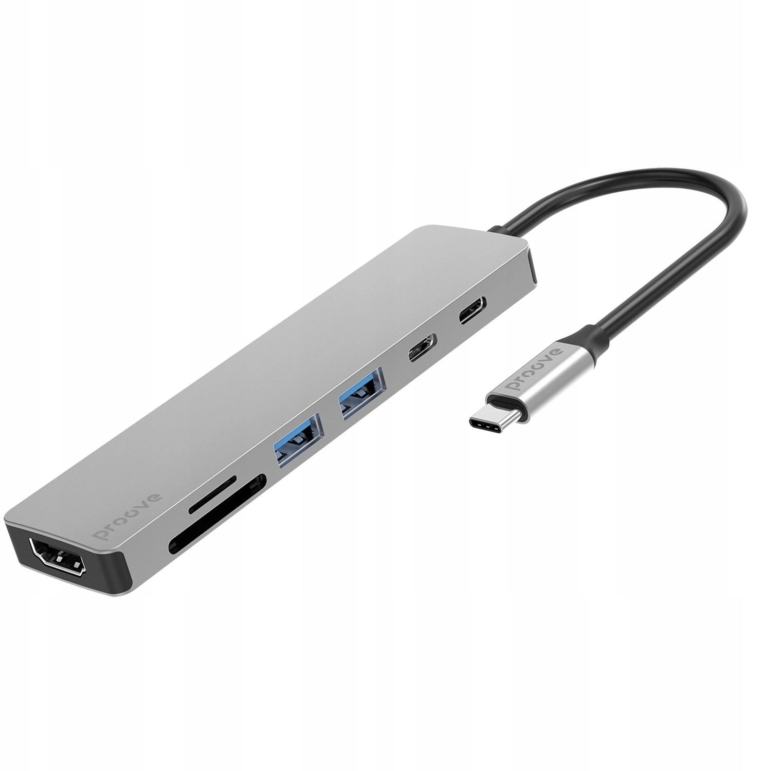 Hub Usb Type-c 7w1 Hdmi Slot