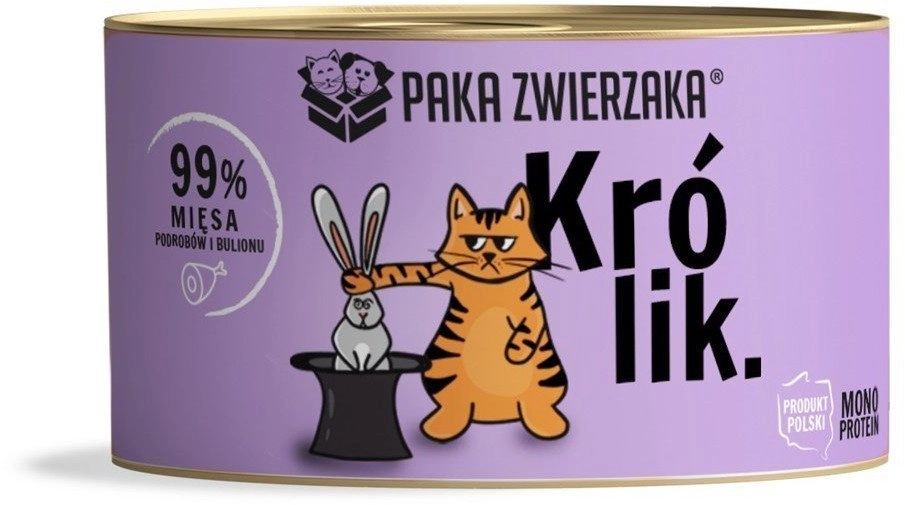 PAKA ZWIERZAKA Rabbit - wet cat