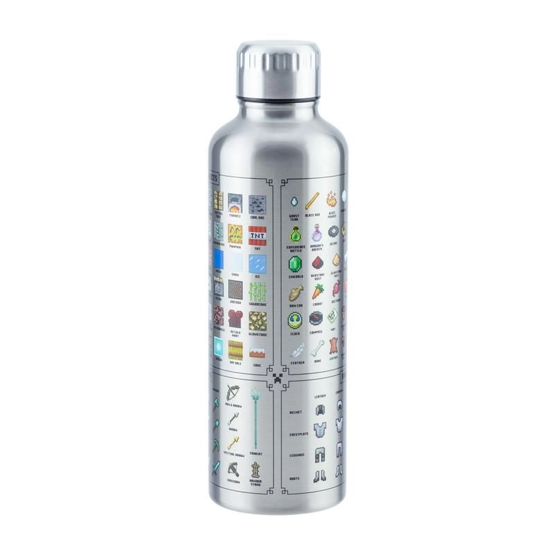 Paladone Minecraft Metal Water Bottle Daily
