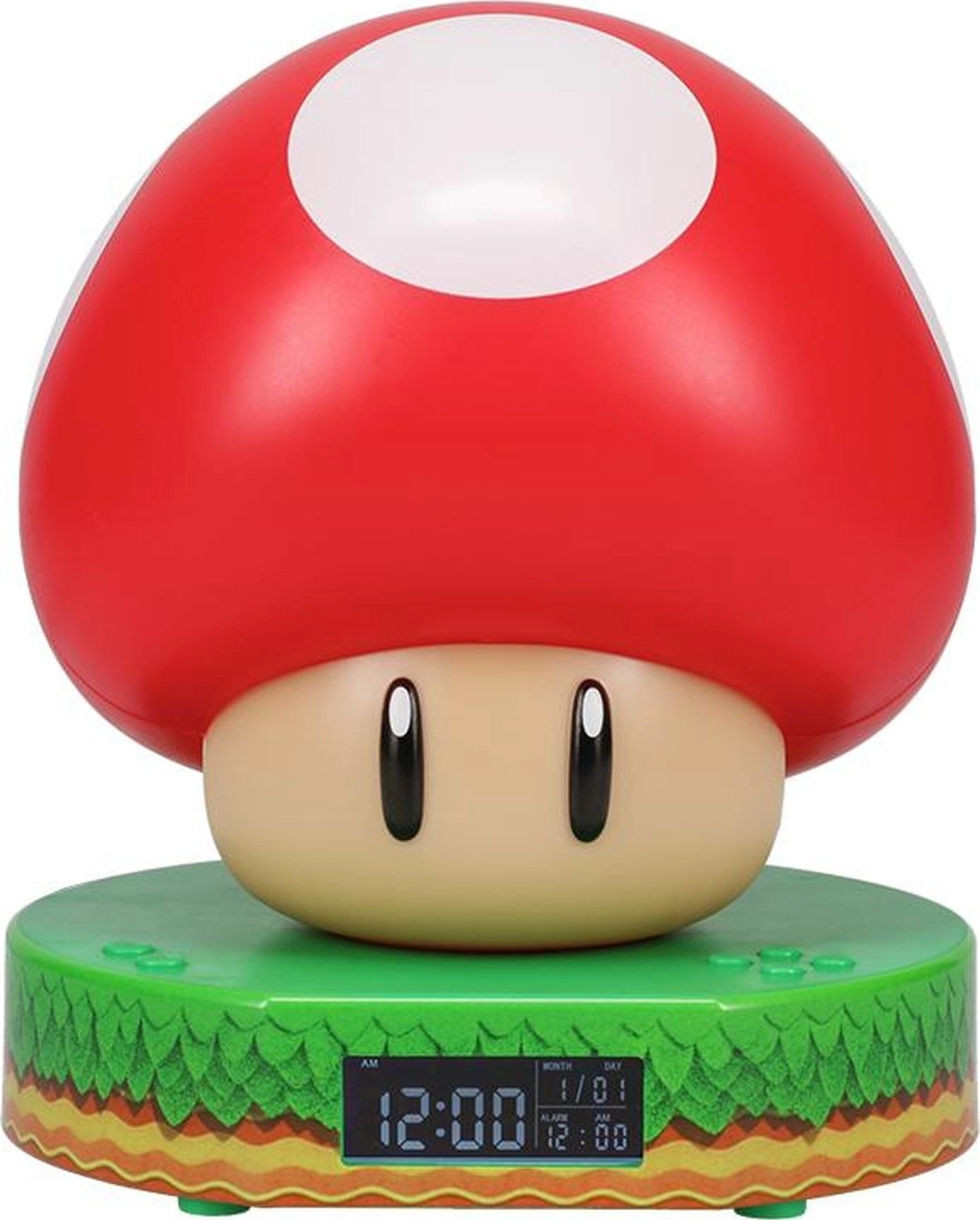 Paladone Super Mushroom Digital Alarm Clock
