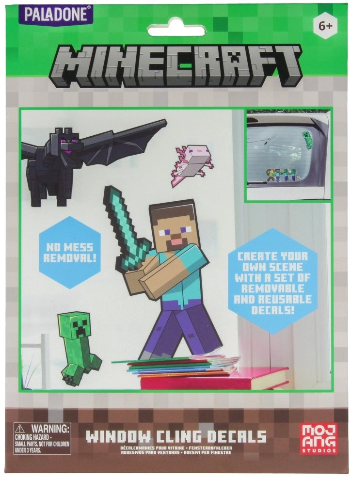 Paladone Minecraft Window Cling Decals PP13105MCF