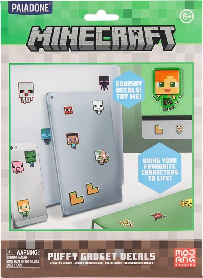 Paladone Minecraft Puffy Gadget Decals PP13218MCF