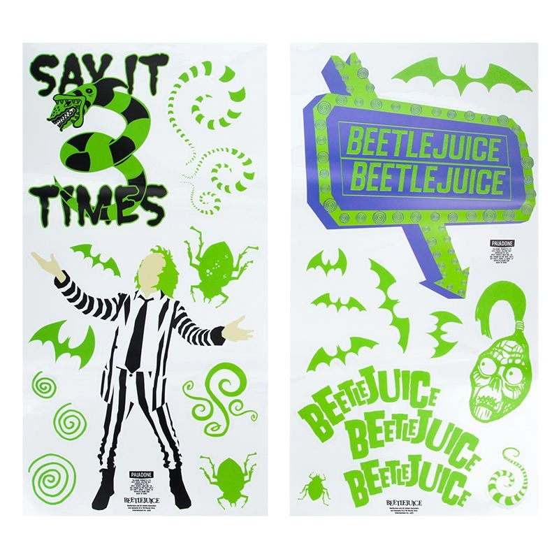 Paladone Beetlejuice Wall Decals T-MLX60777 5056577737578