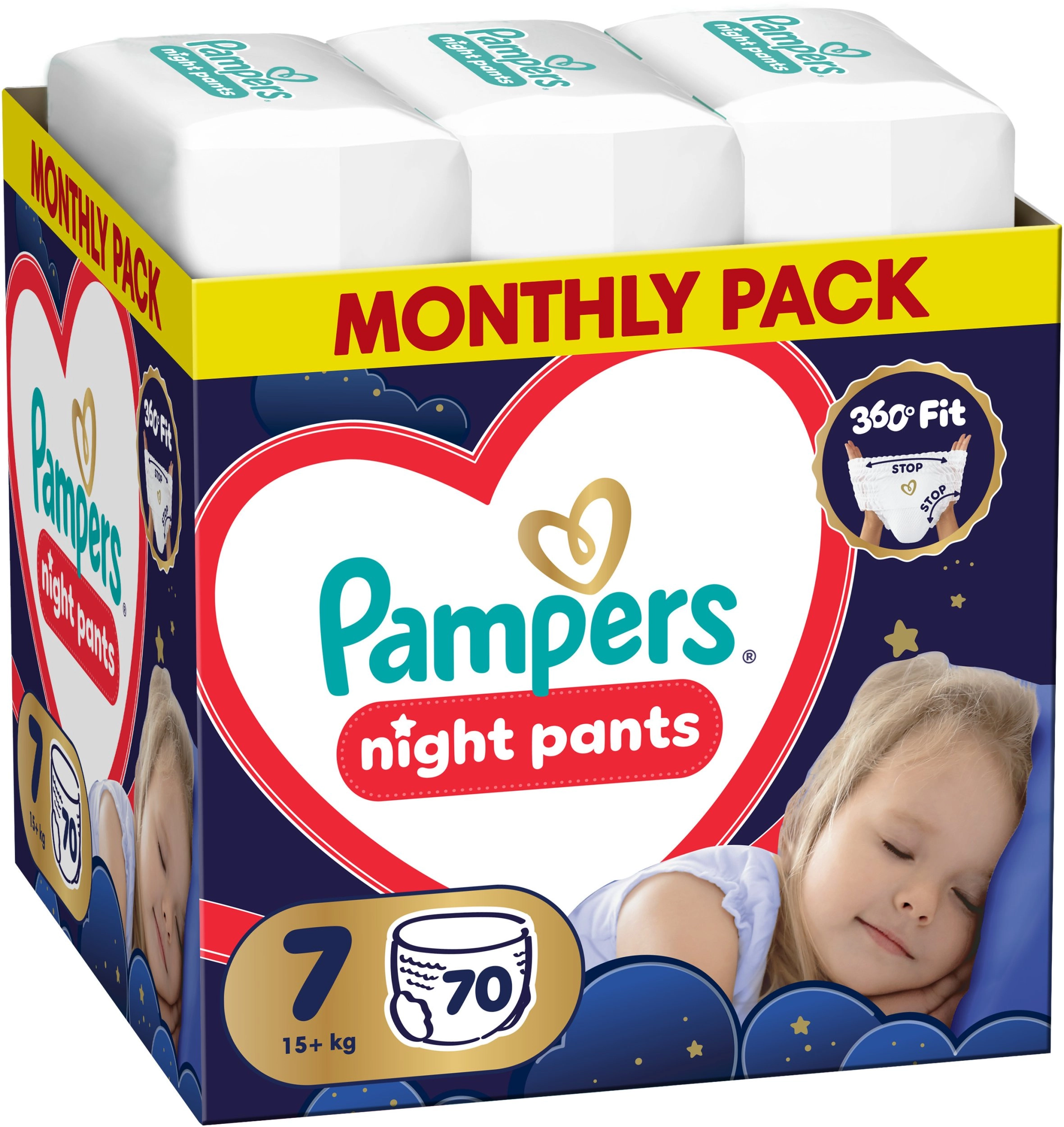 Pampers Night Pants Diapers  Size 7