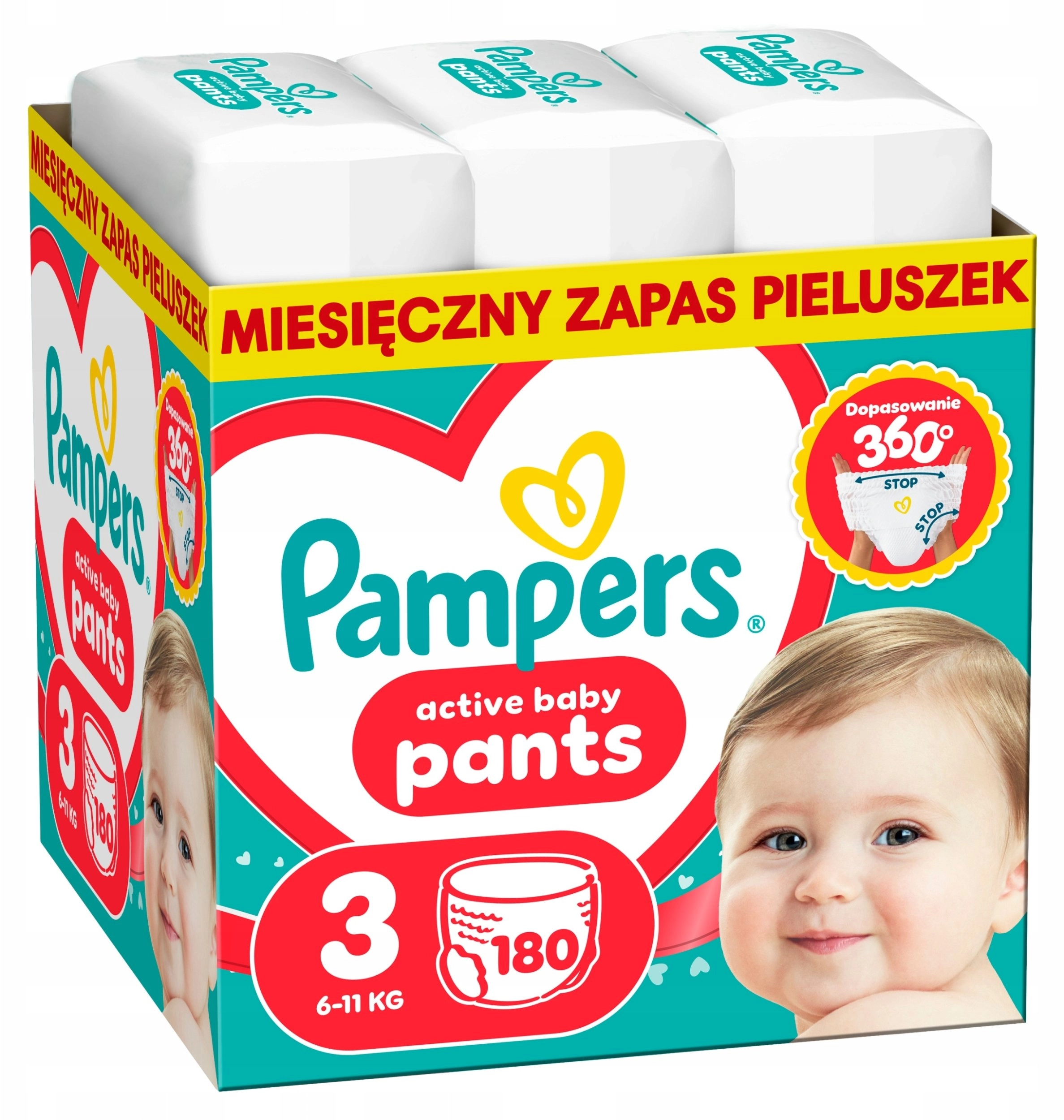 Pampers Pieluchomajtki Active Baby 3 6-11