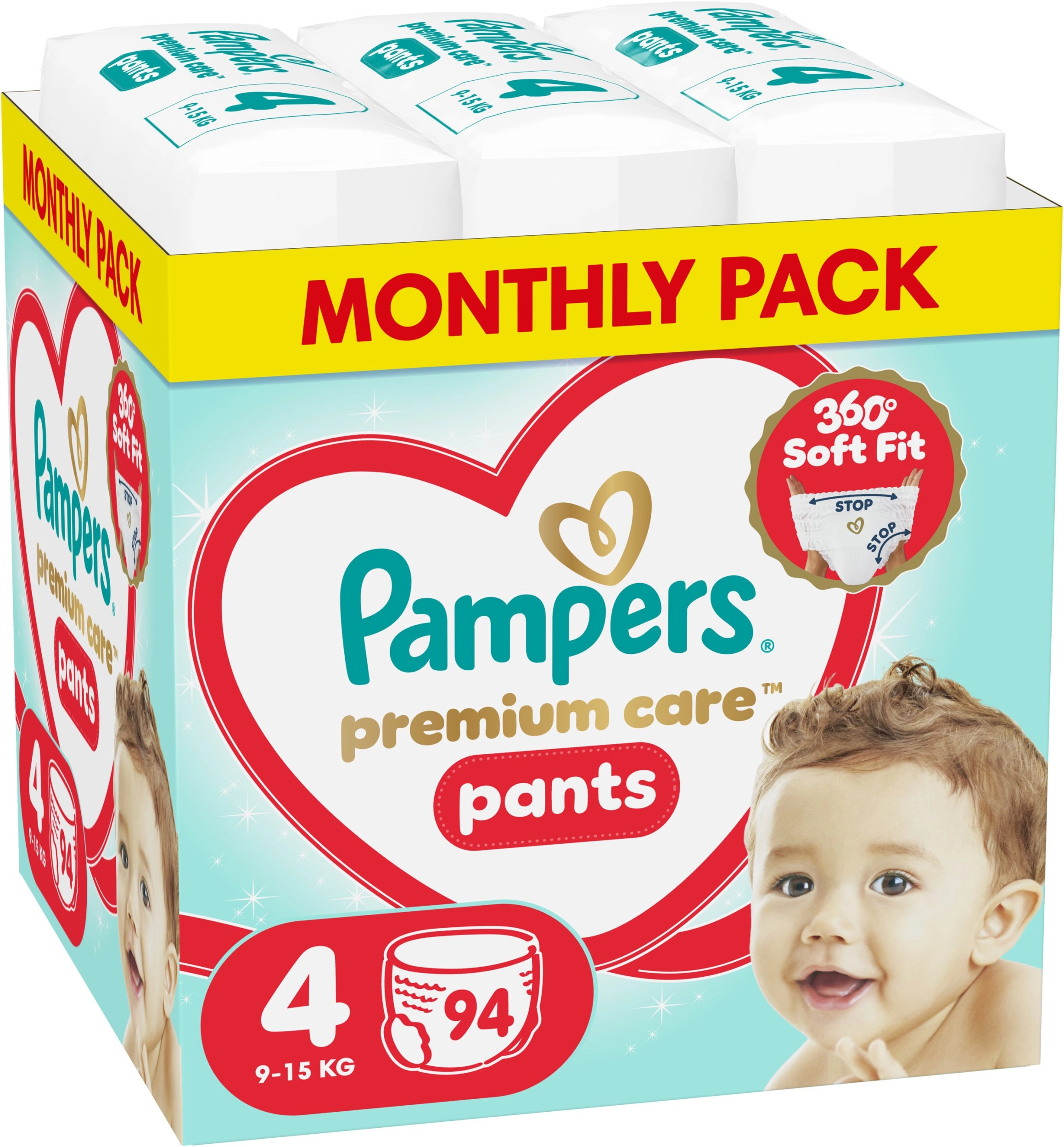 Pampers Diapers Premium Care 4 9-15