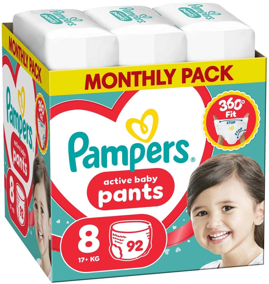 Pampers Diapers Active Baby 8 17+