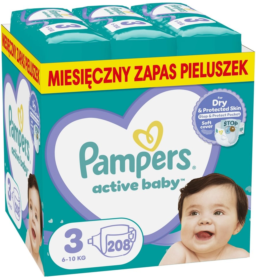Pampers Pieluchy Active Baby 3 6-10