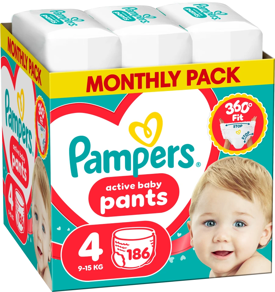 Pampers Active Baby Panties Size 4