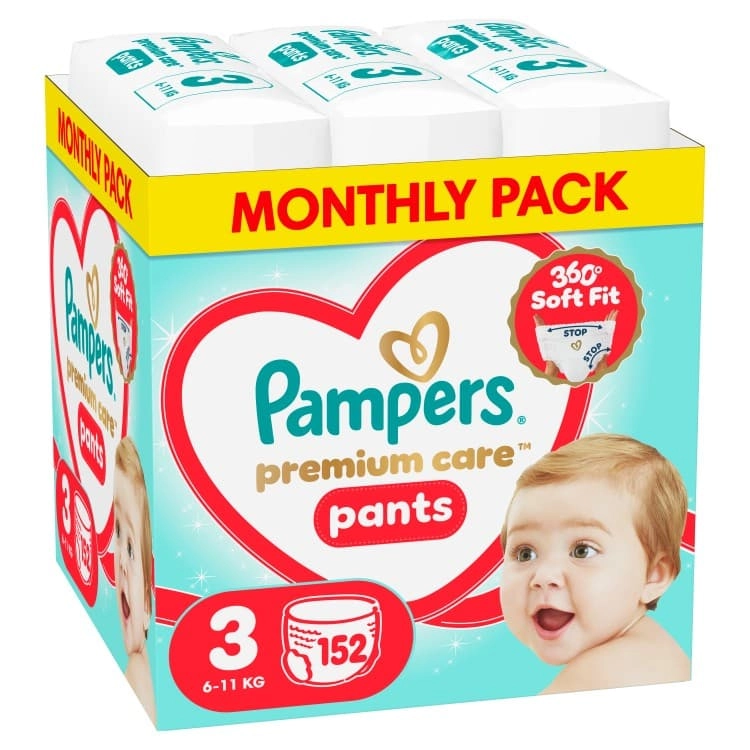 Pampers Premium Care Pants Autiņbiksītes Izmērs