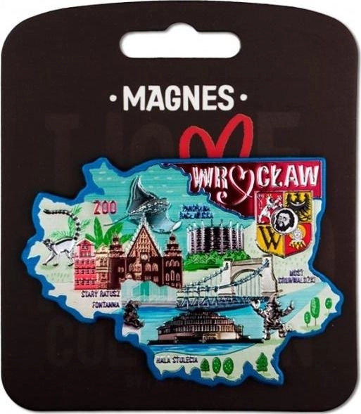 Magnes I love Poland Wrocław ILP-MAG-A-WR-27