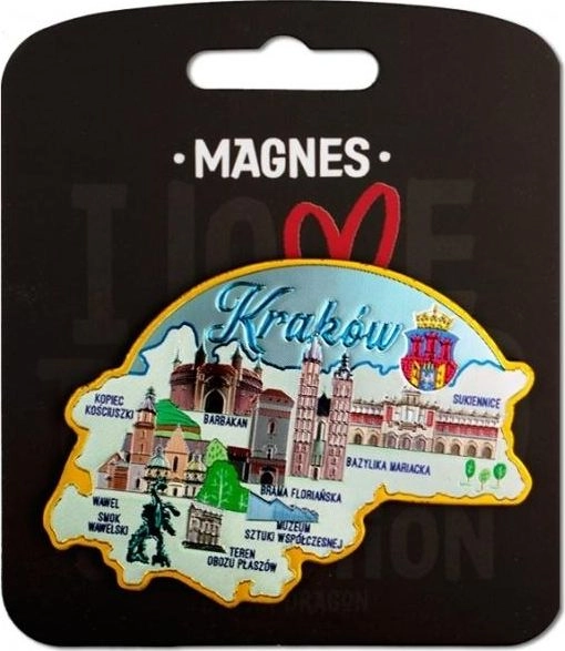 Magnet I love Poland Kraków ILP-MAG-A-KRA-24