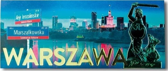 Magnet I love Poland Warsaw ILP-MAG-C-WAR-06