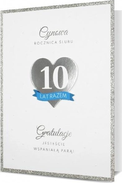 B6 Wedding anniversary card Cynowa HM200-2525