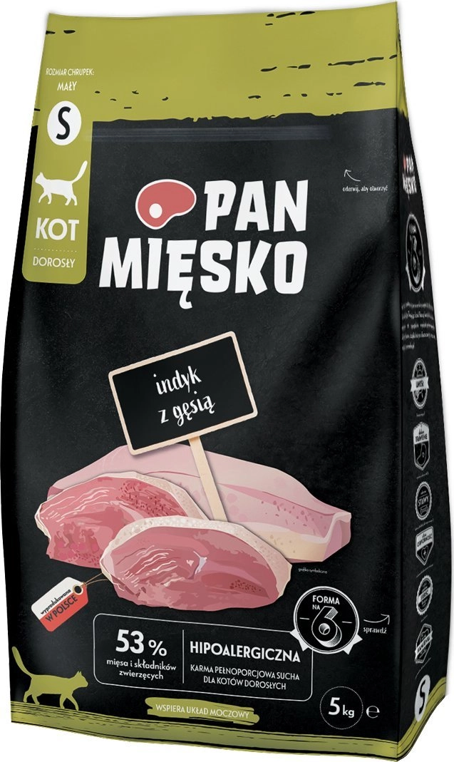 Pan Mięsko Dry cat food Turkey