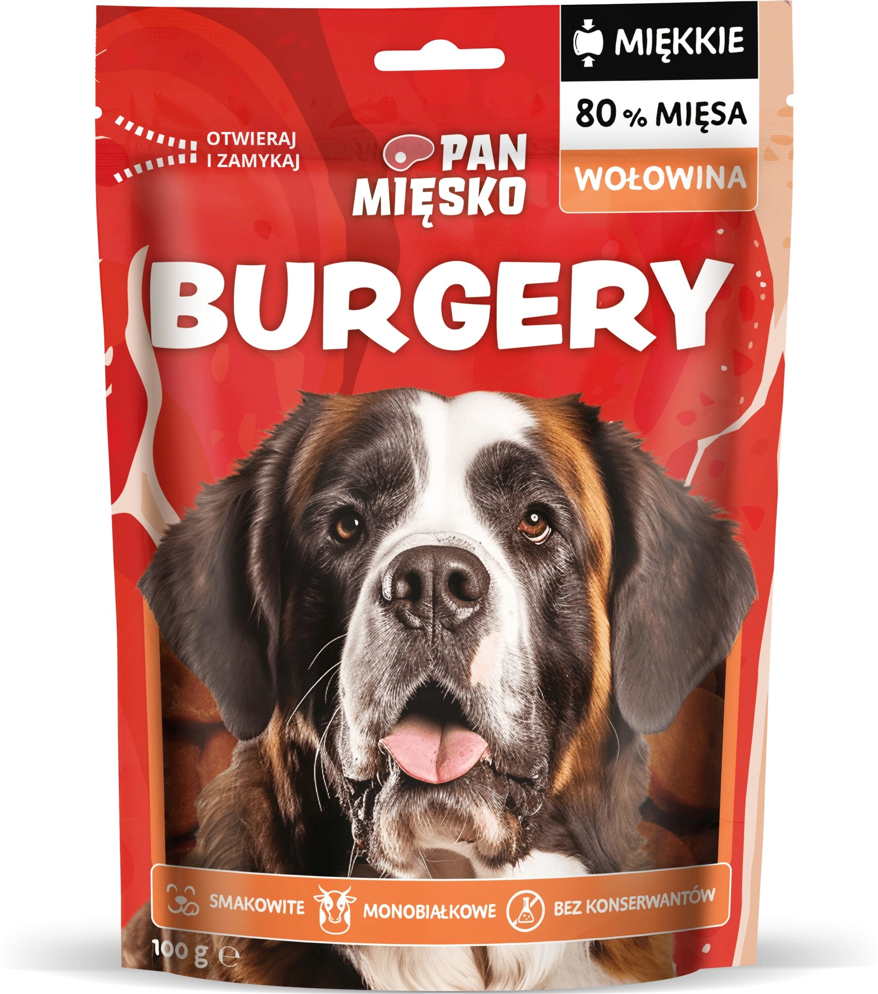 Pan Mięsko Przysmak dla psa Burgery