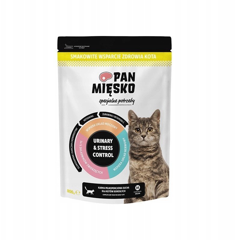 Pan Mięsko Urinary  Stress Control 800g