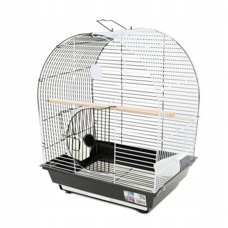 Bird cage  black and white  dimensions:
