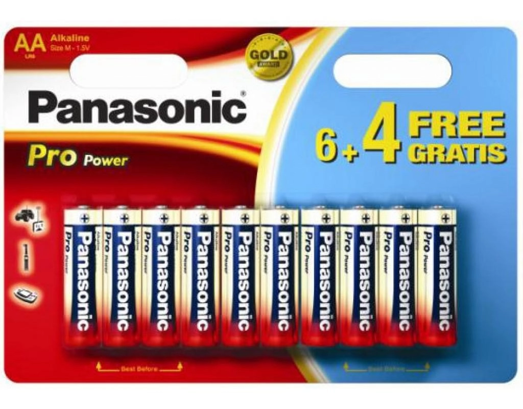 Panasonic Pro Power AA 6+4 Single-use