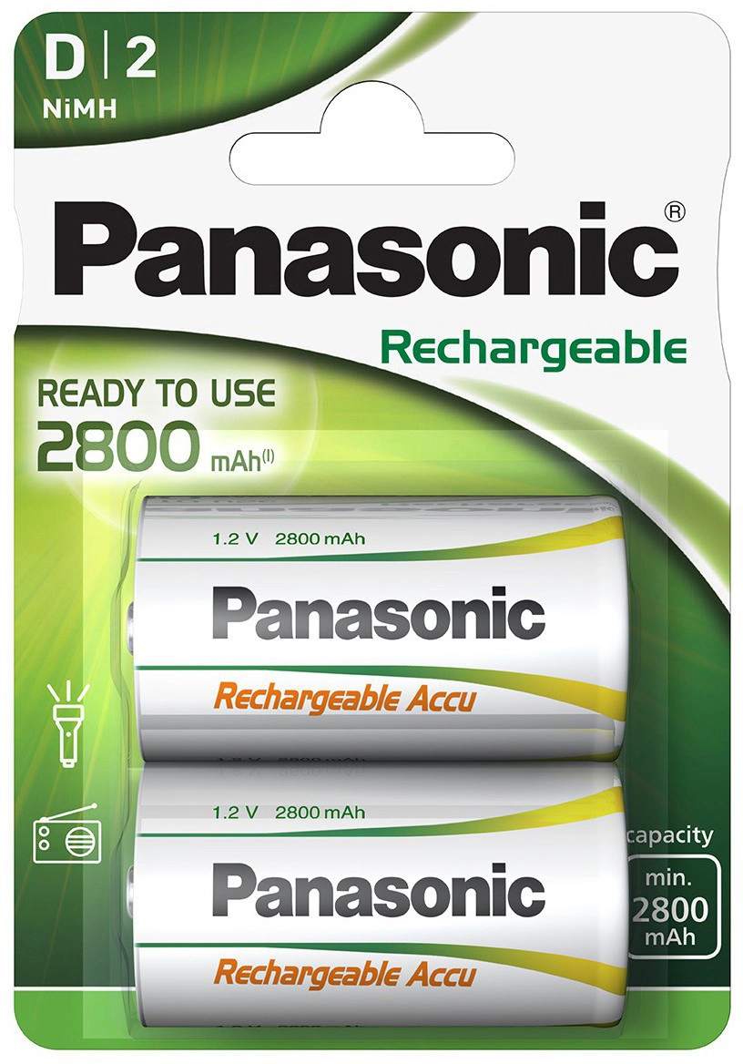 Panasonic akumulators NiMh 2800mAh P20P/2B HHR-1SRE/2B