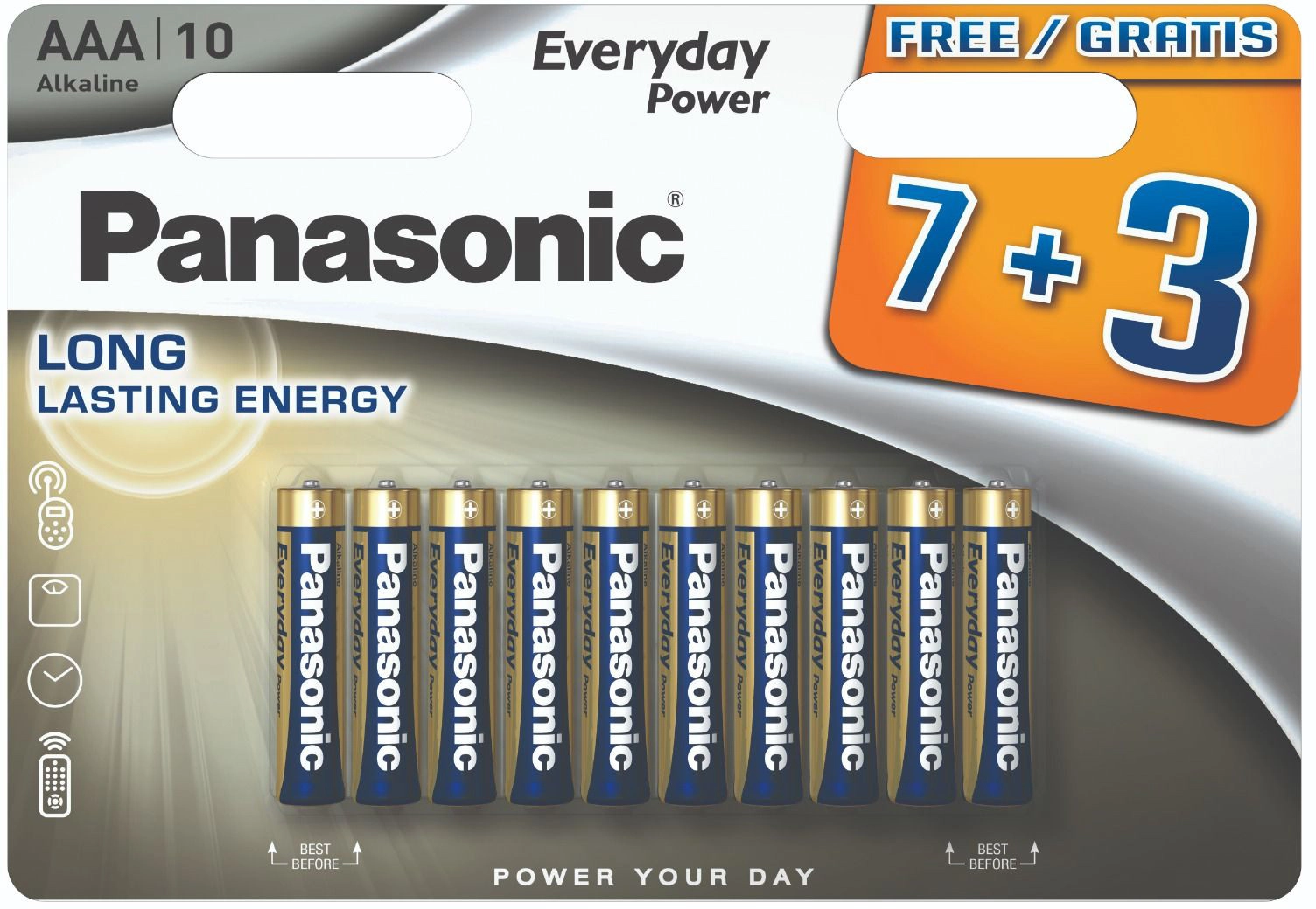 Panasonic Everyday Power battery LR03EPS/10BW (7+3)