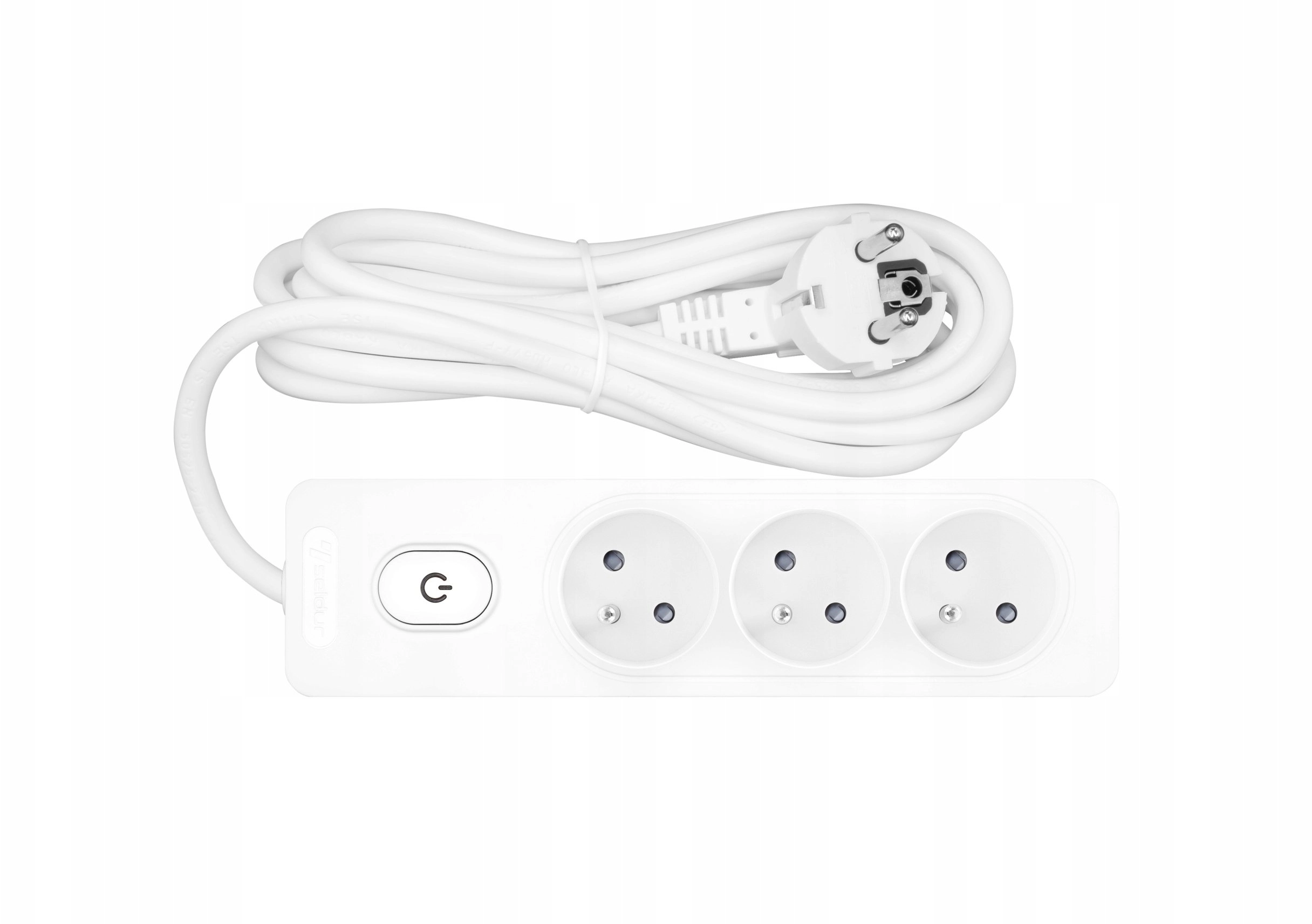 3-way portable extension cable with grounding