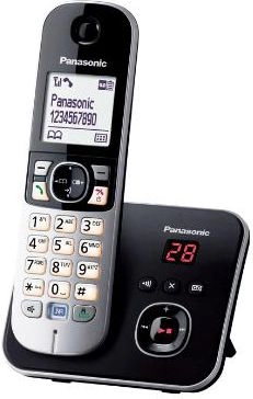 Panasonic landline telephone Black and silver