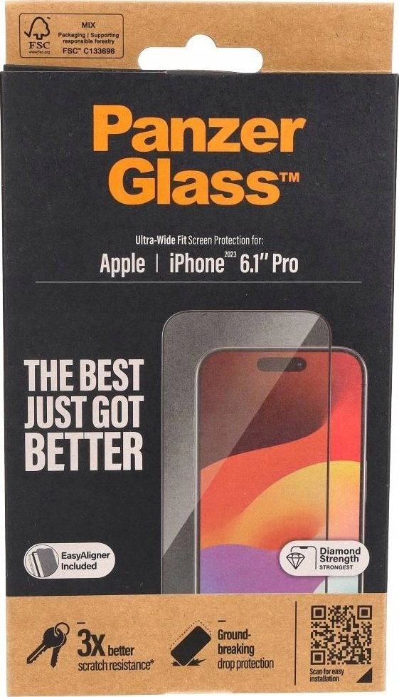 PanzerGlass SP iPhone 15 Pro UWF