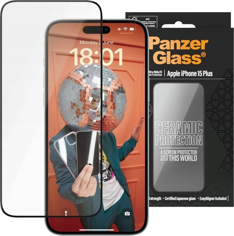 PanzerGlass Ceramic Protection iPhone 15 Plus