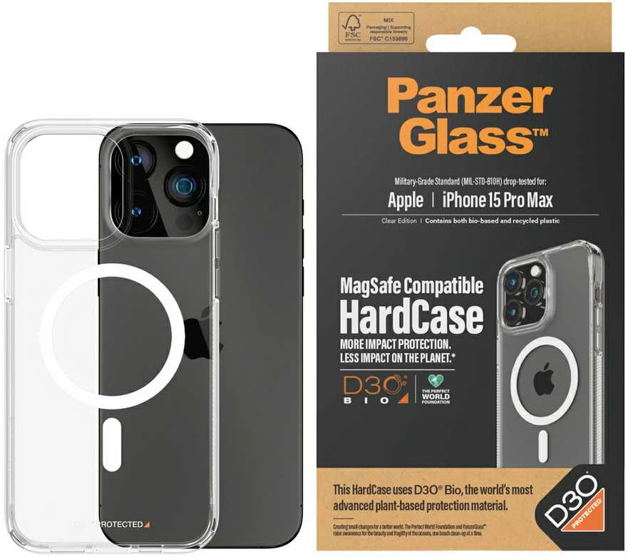 PanzerGlass ® HardCase Transparent w. White
