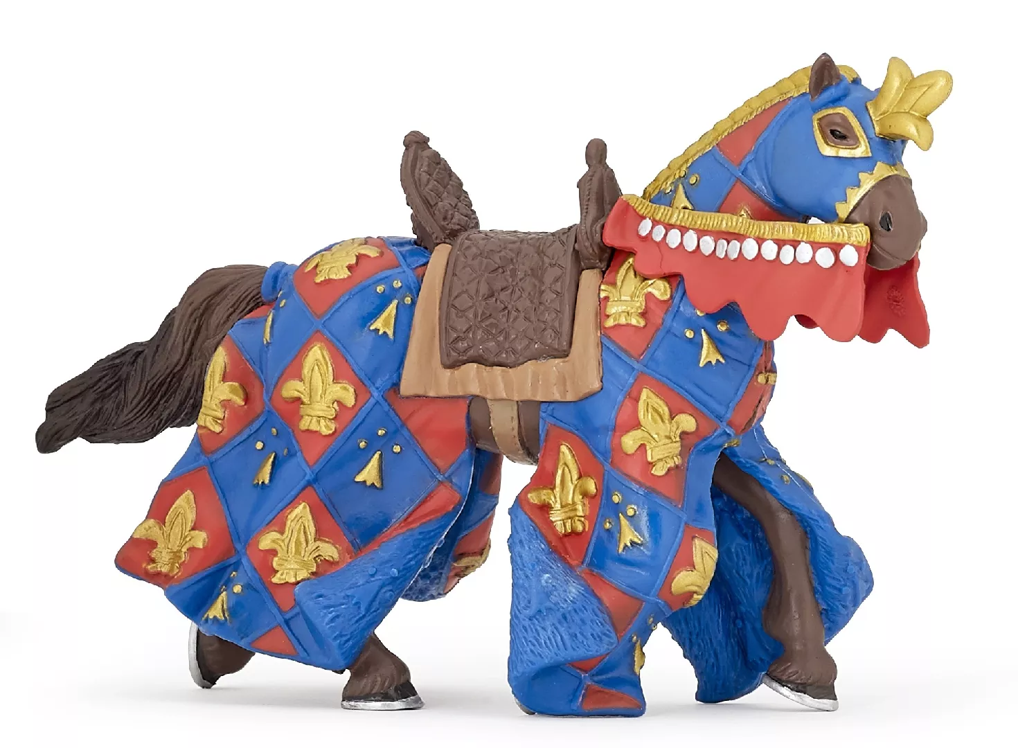 Papo Blue Horse Fleur De Lys