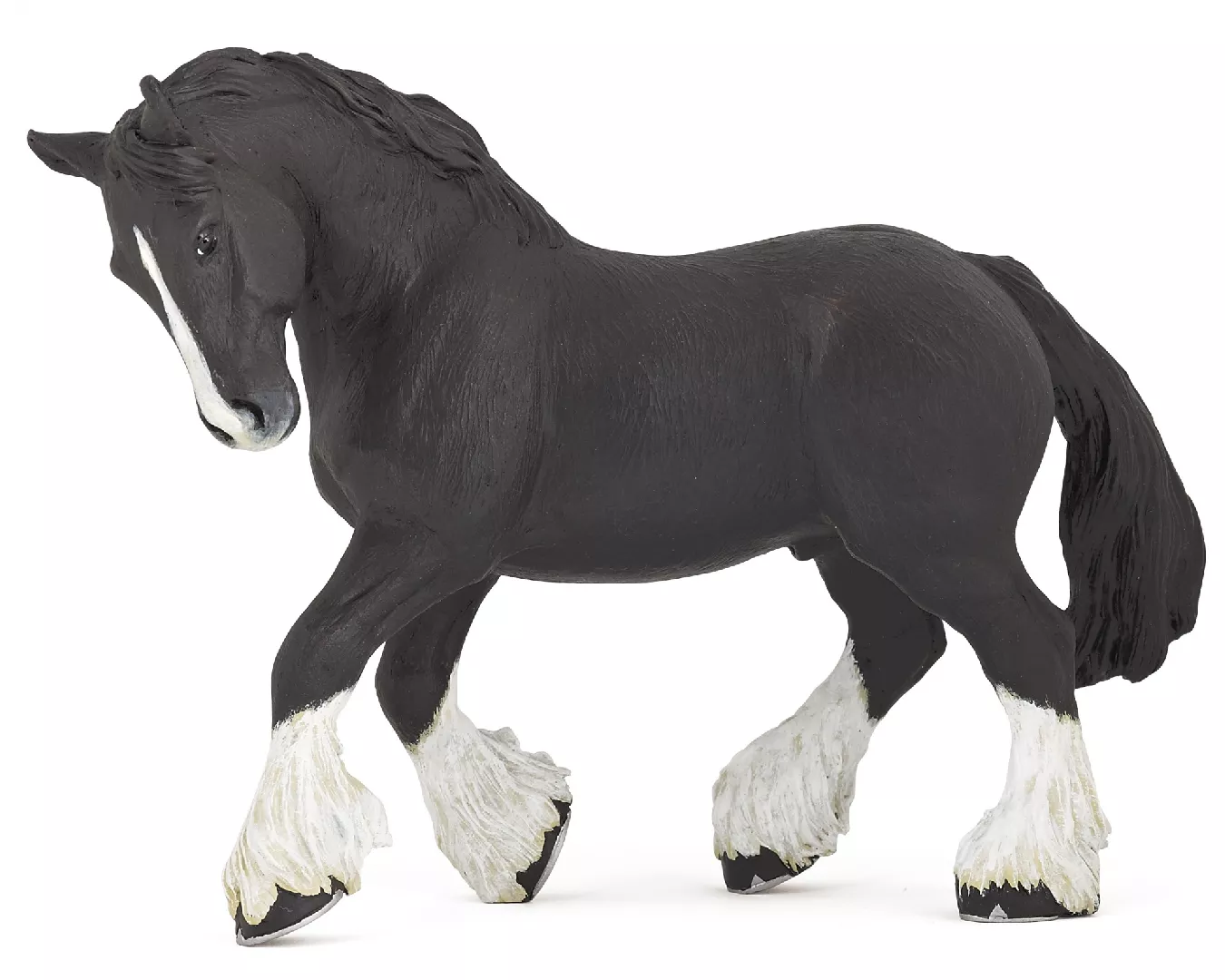 Papo Black Shire Horse 401281 3465000515171