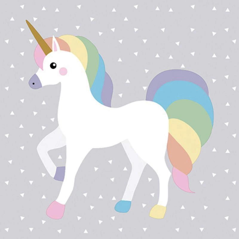 Salvetes Unicorn 33x33cm 3-kārt. 20gb 1867365