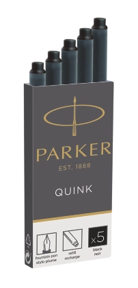Parker Quink inktpatronen zwart  doos met