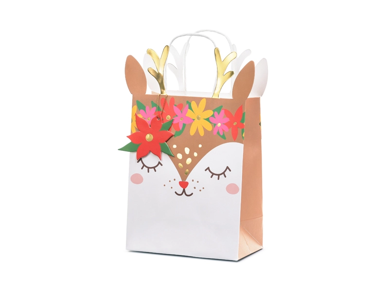 PartyDeco Gift bag Deer  mix  20