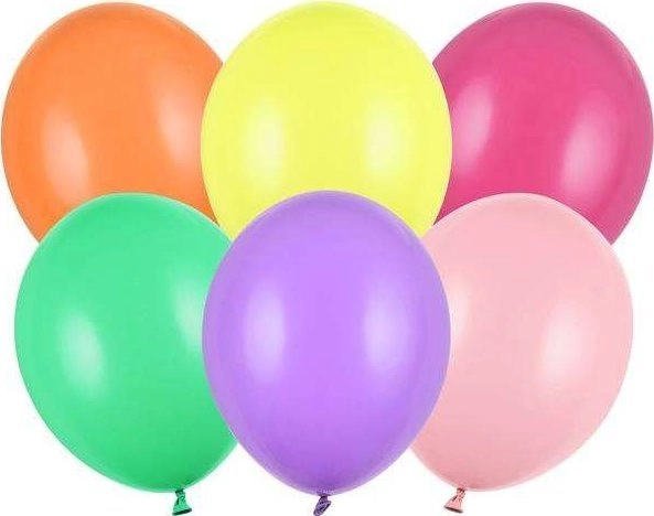 PartyDeco Balloons Strong 27cm Pastel Mix