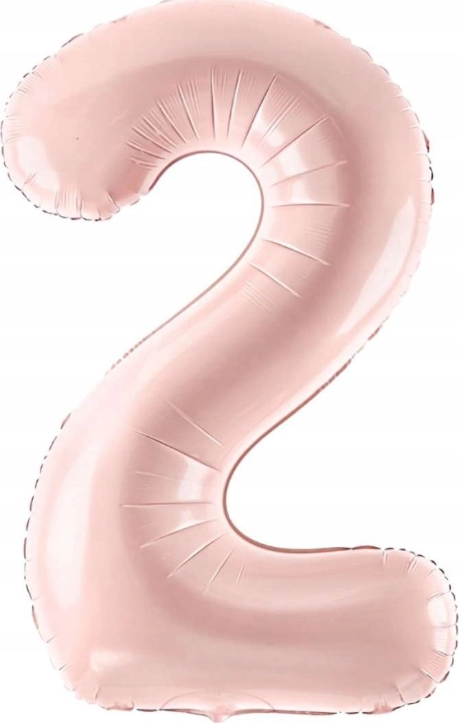 PartyDeco Foil balloon 2 light pink