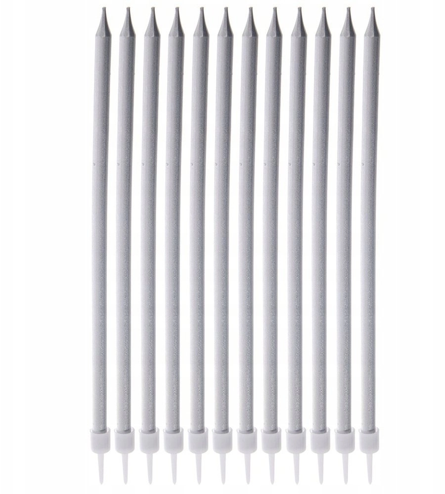 Party Deco Long birthday candles 12