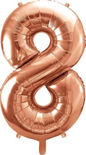 Foil balloon 8 86cm rose gold