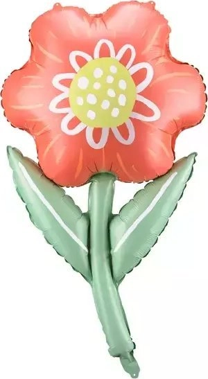 Flower foil balloon 53x96cm 531668 FB192