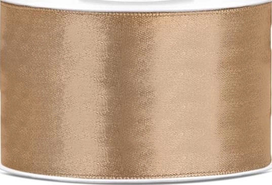 Satin ribbon  light gold  38mmx25m 5733448