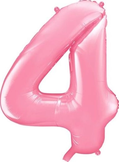 Foil balloon 4 pink 86cm 5762570