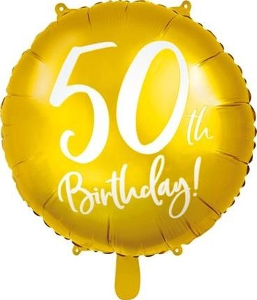 Party Deco 50th Birthday foil balloon